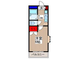 メゾンドブランシュの物件間取画像